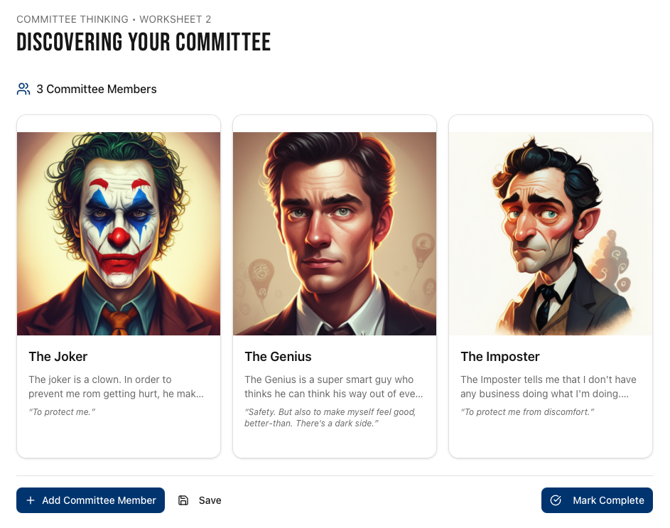 Meet Your Inner Committee